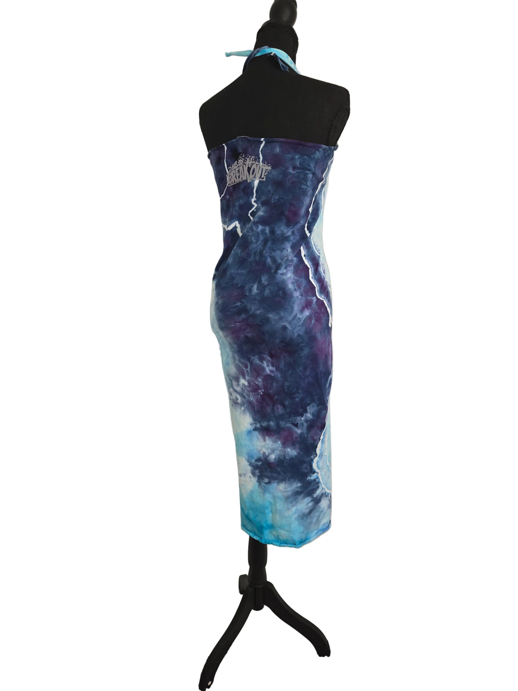 Long Cotton Beach Sarong - Aqua Blue