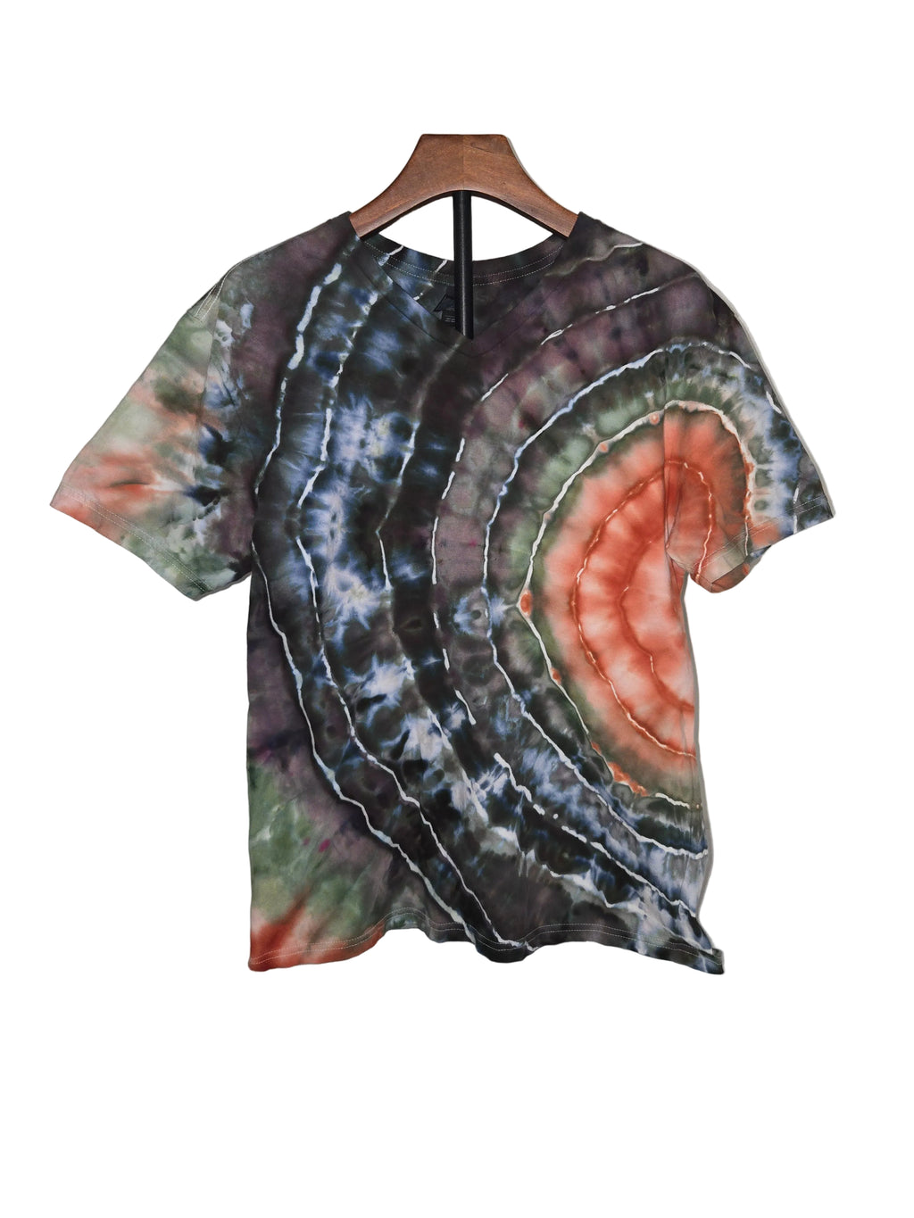 Dark Terra Geode - Unisex V-Neck - Large