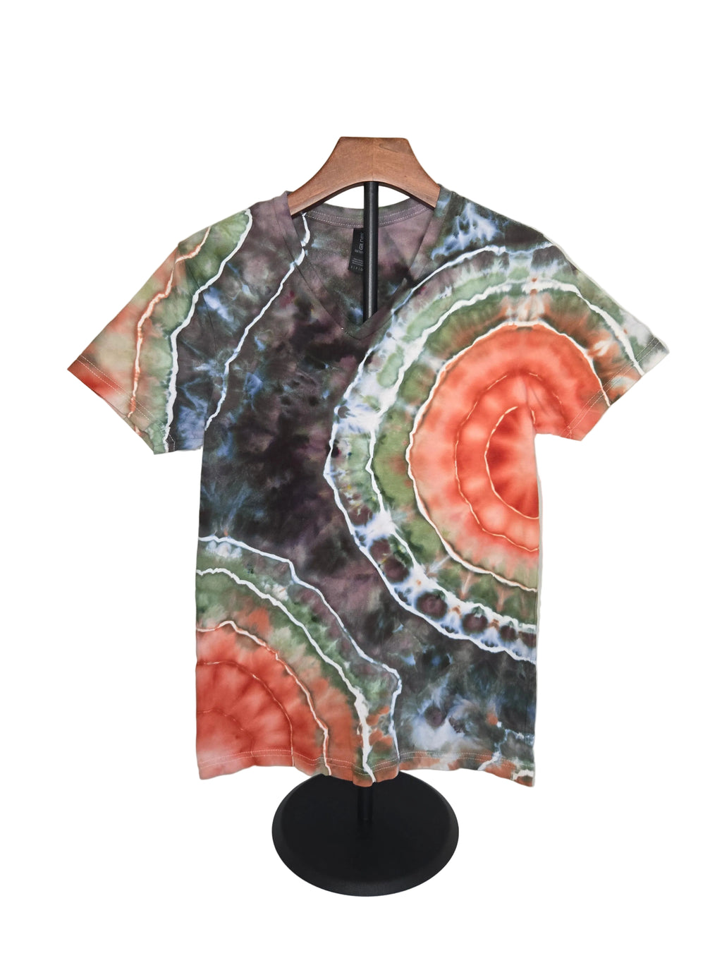 Dark Terra Geode - Unisex V-Neck - Small