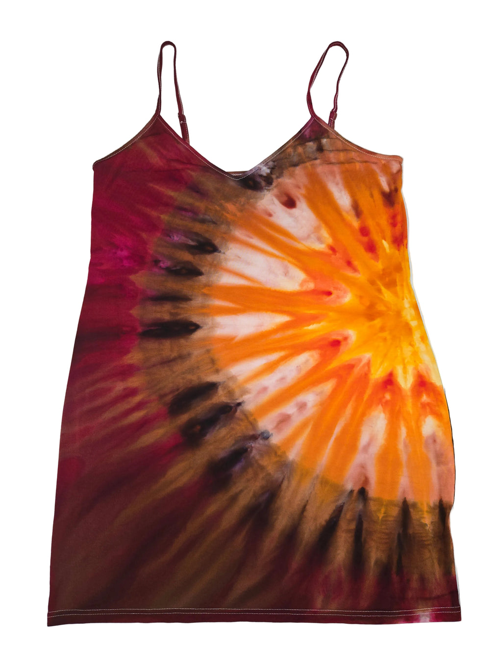 Autumn Radiance - Spaghetti Strap Dress - 2XL