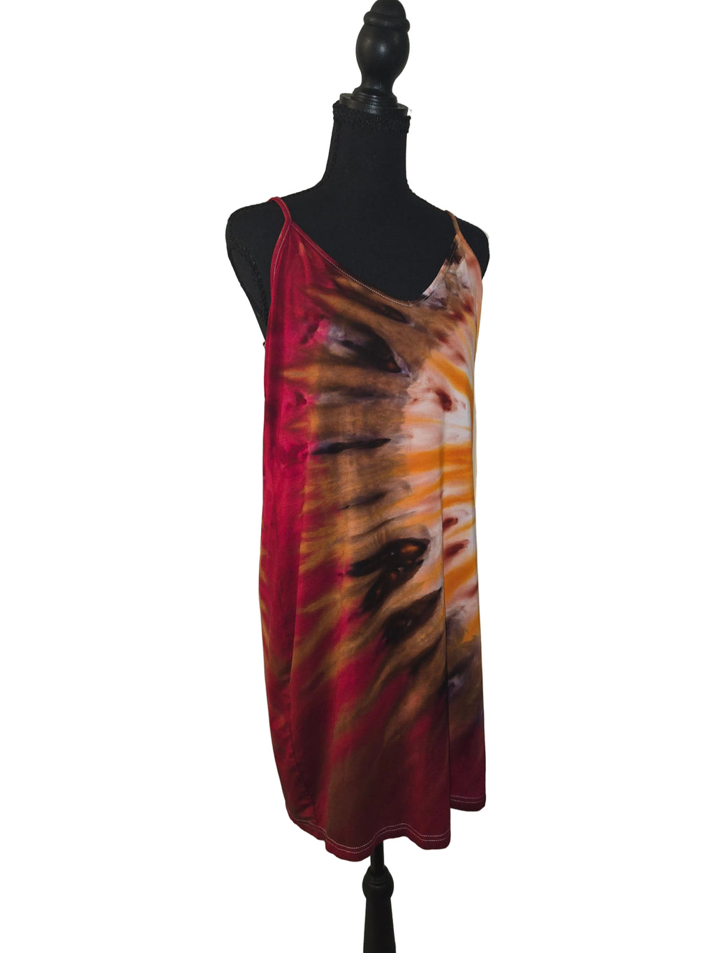 Autumn Radiance - Spaghetti Strap Dress - X-Large