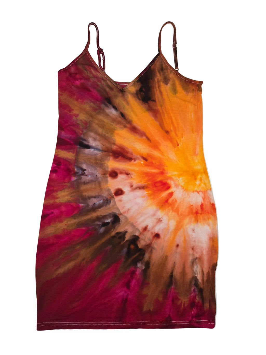 Autumn Radiance - Spaghetti Strap Dress - Small