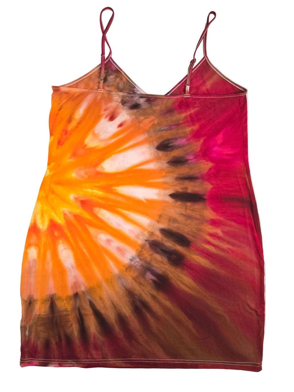 Autumn Radiance - Spaghetti Strap Dress - 2XL