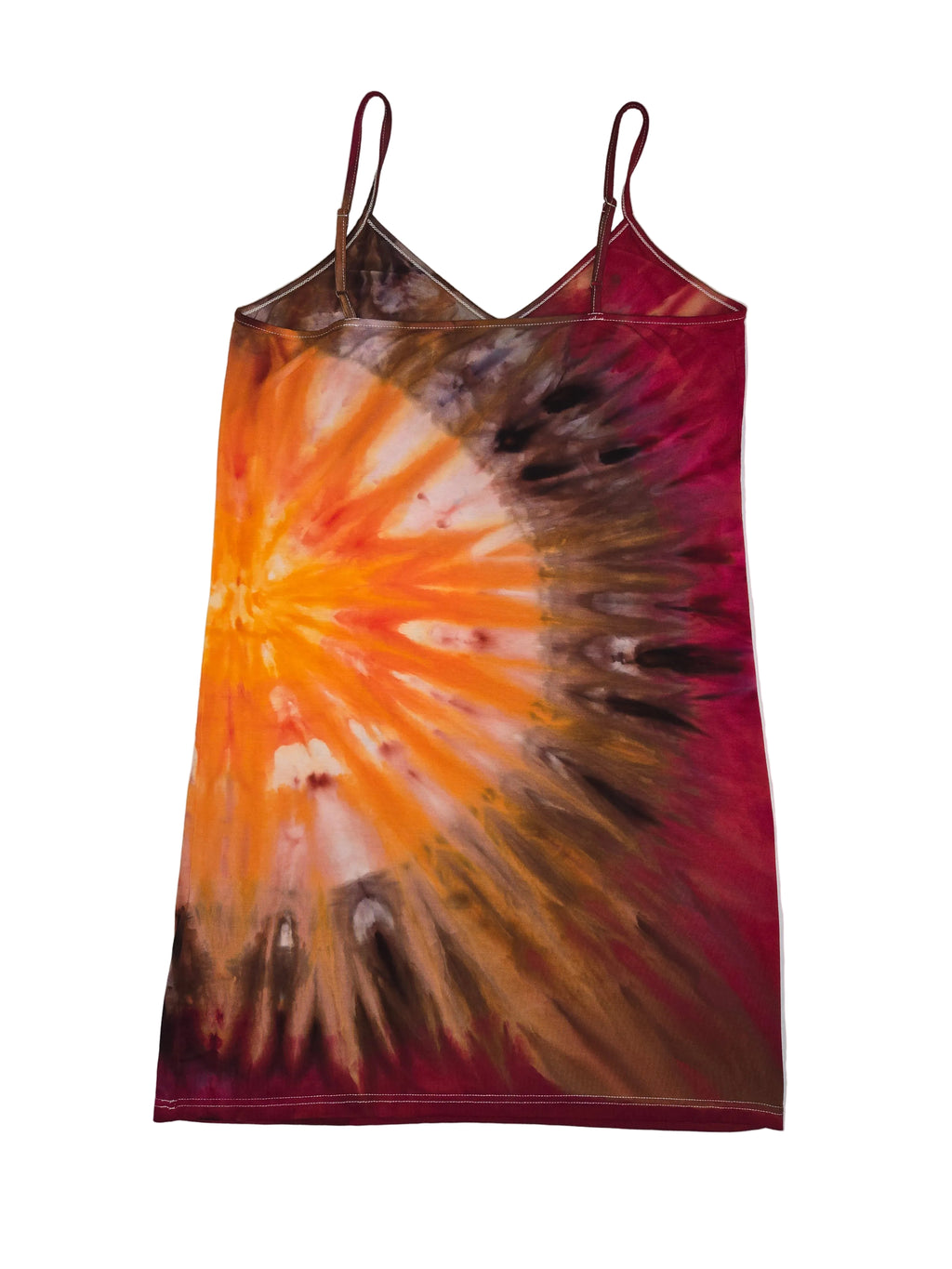 Autumn Radiance - Spaghetti Strap Dress - Large