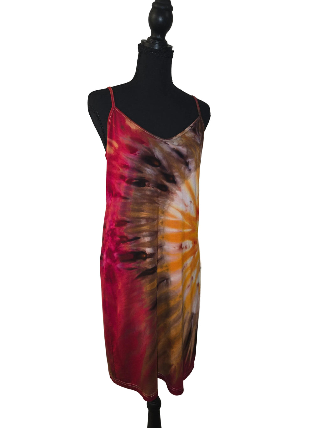 Autumn Radiance - Spaghetti Strap Dress - Large