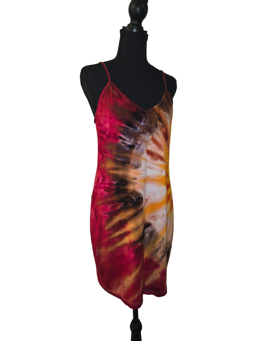Autumn Radiance - Spaghetti Strap Dress - Medium