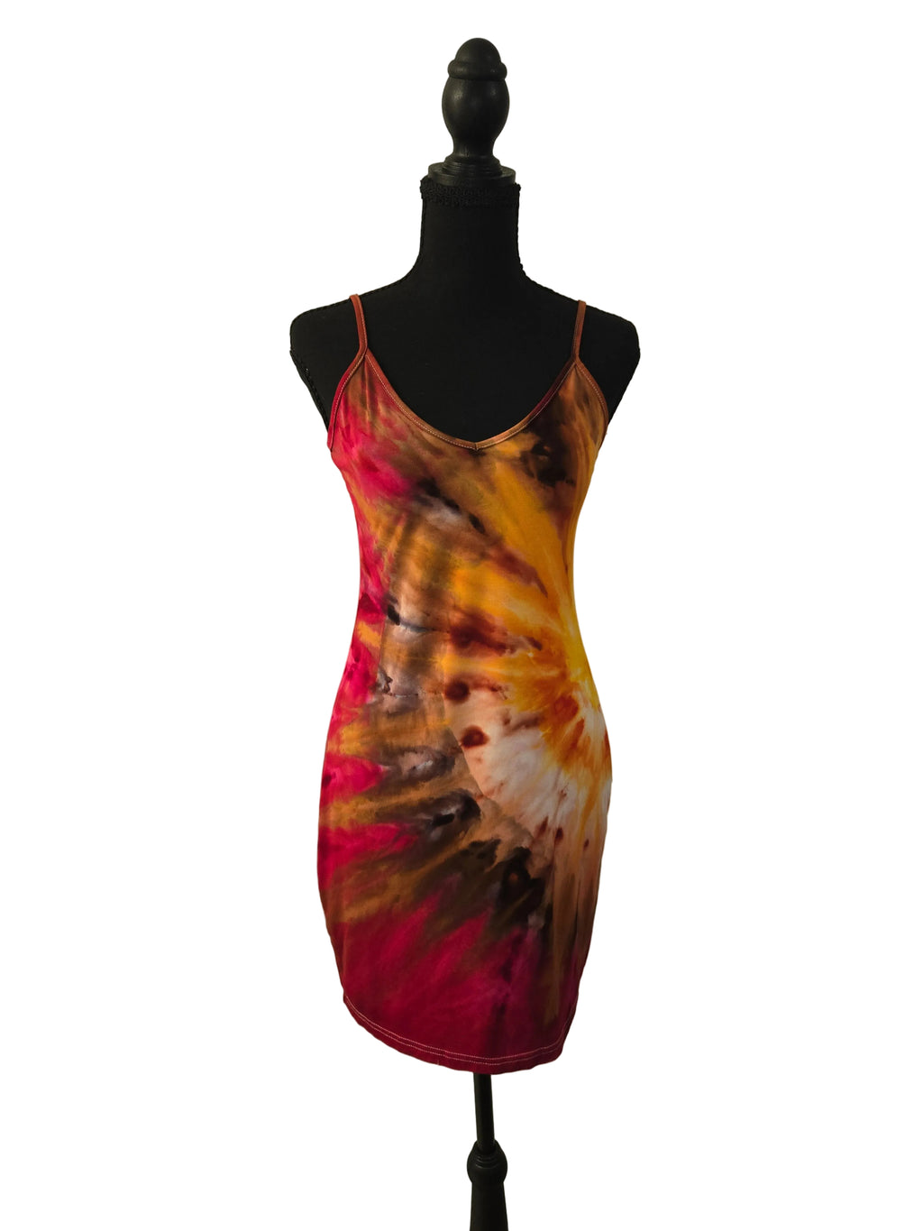 Autumn Radiance - Spaghetti Strap Dress - Small