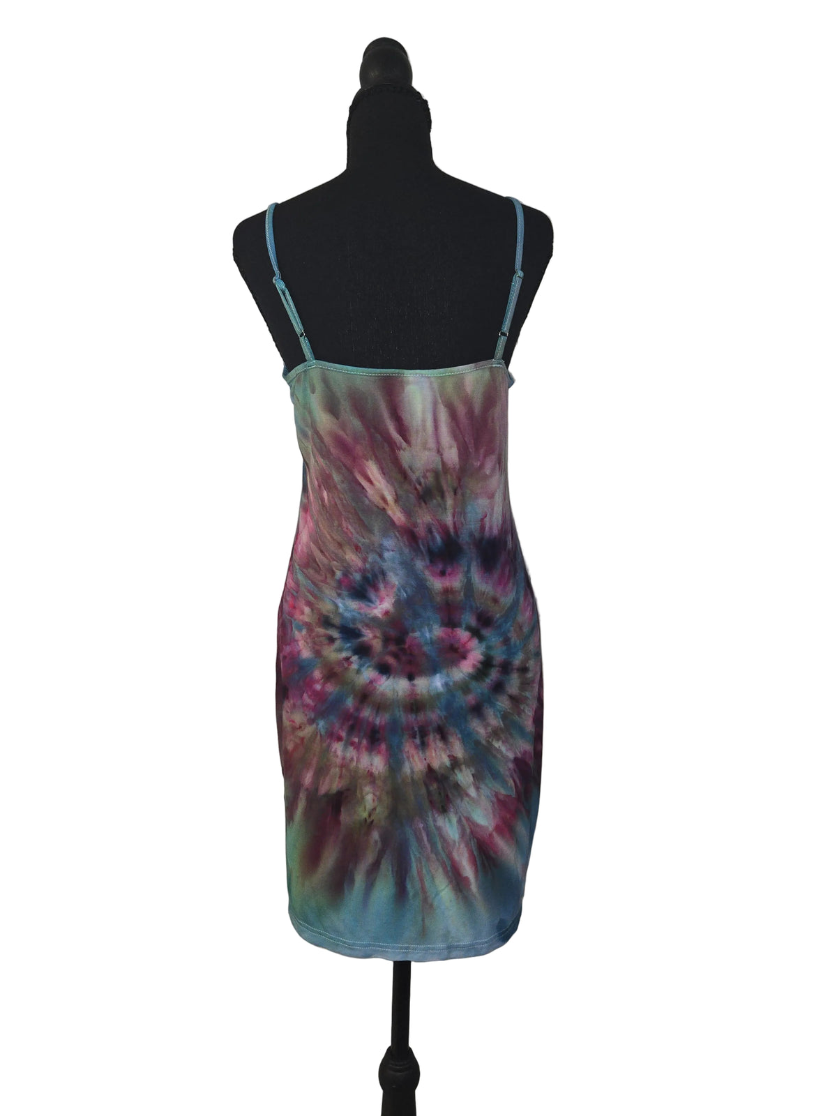 Fall Feather Spaghetti Strap Dress - Medium