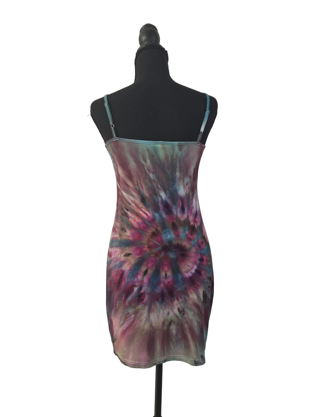 Fall Feathers Spaghetti Strap Dress - Small