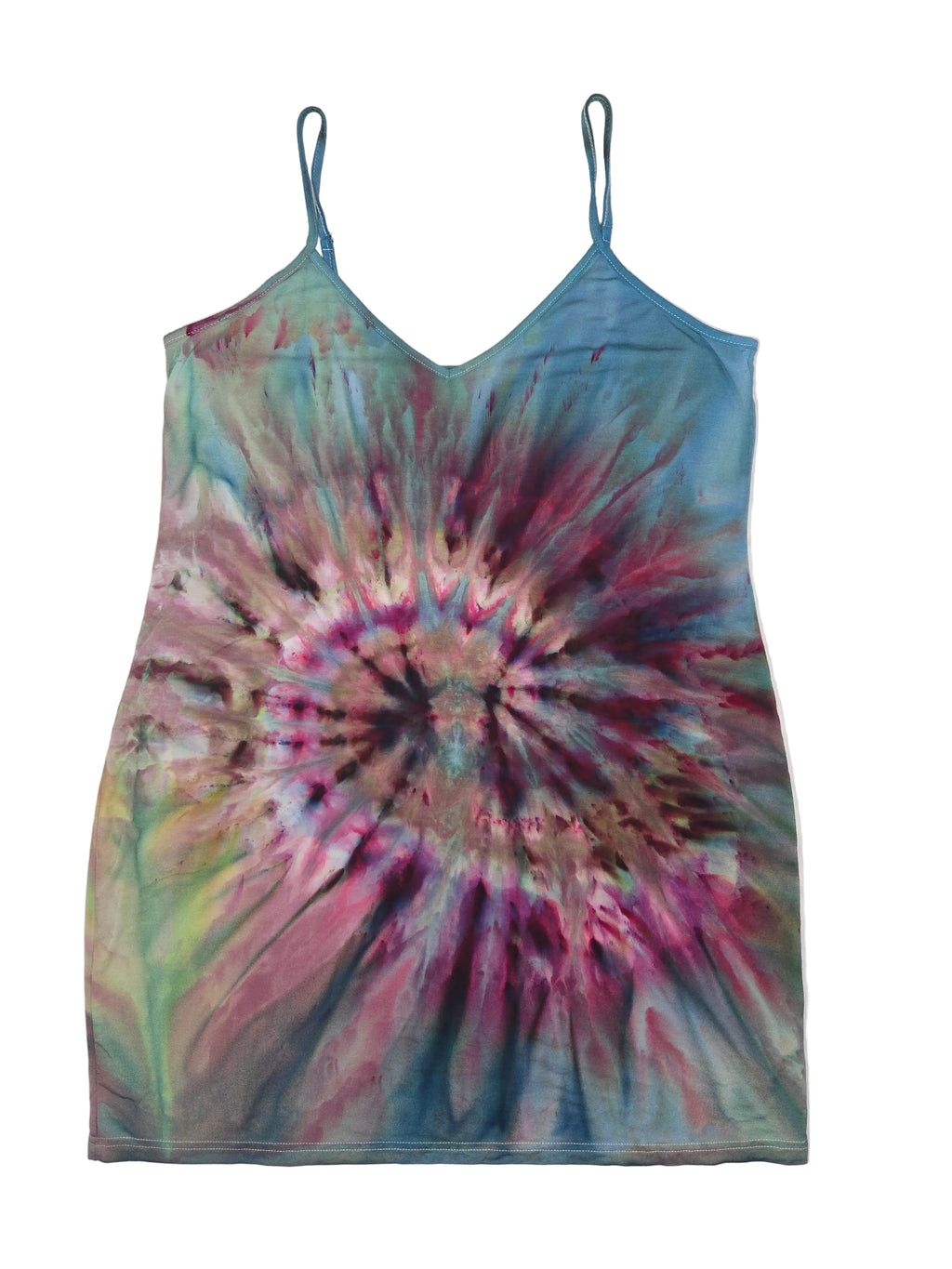 Fall Feathers Spaghetti Strap Dress - 2XL