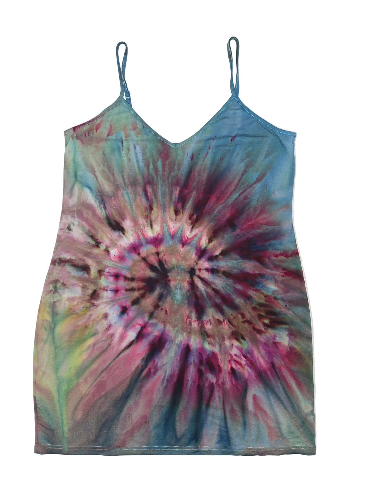 Fall Feathers Spaghetti Strap Dress - 2XL