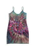 Fall Feathers Spaghetti Strap Dress - Small