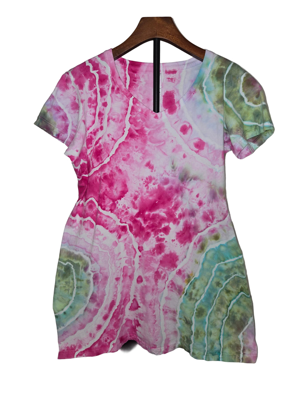 Watermelon Tourmaline - T-Shirt Dress - L/XL