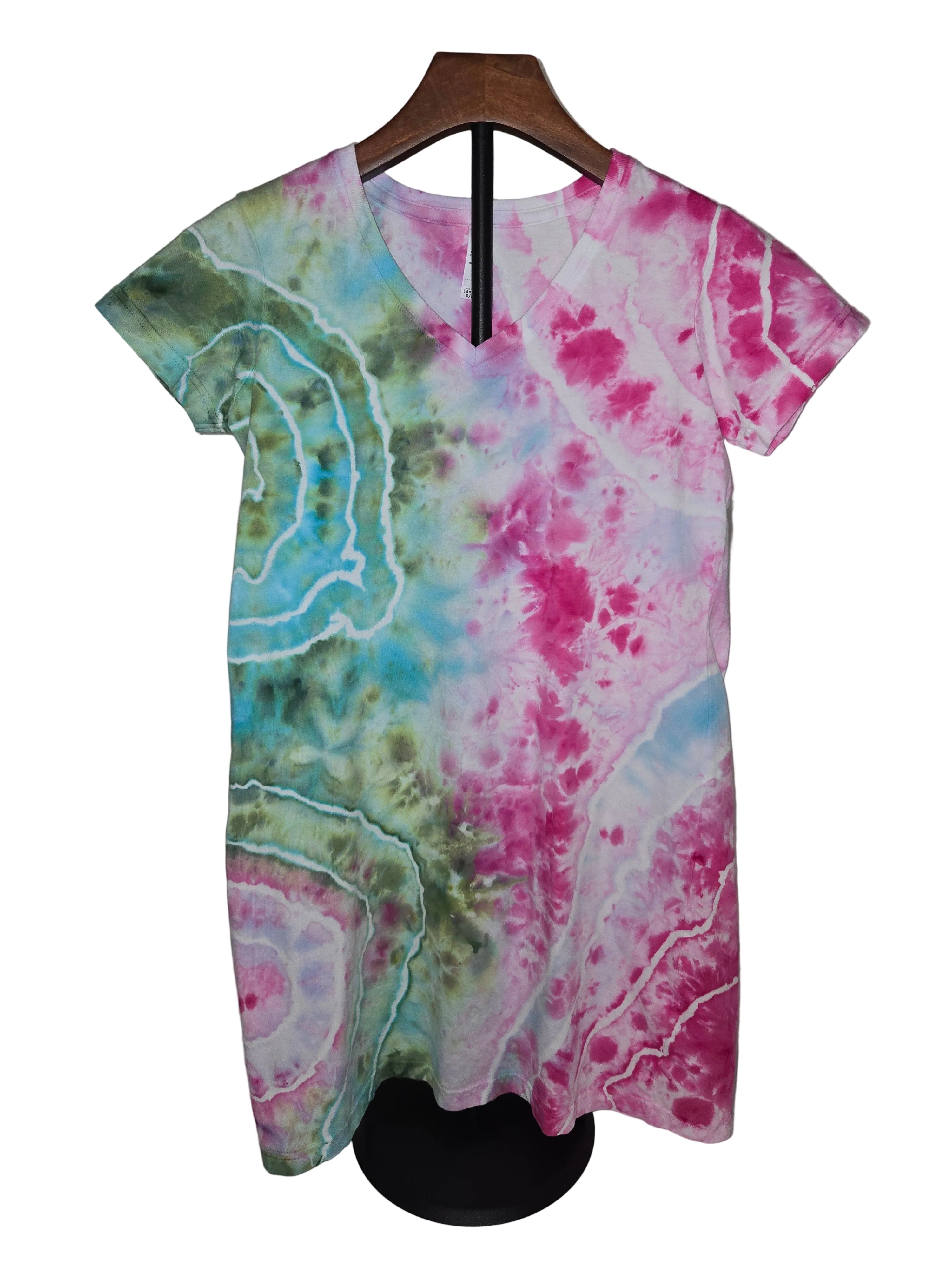 Watermelon Tourmaline - T-Shirt Dress - S/M