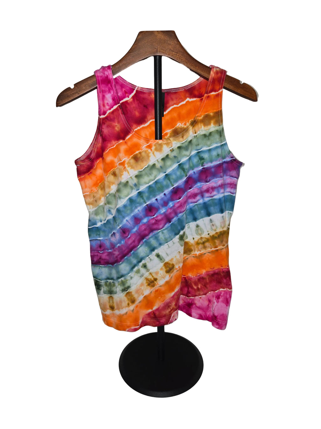 Retro Rainbow Geode - Women's Tank Top - Medium