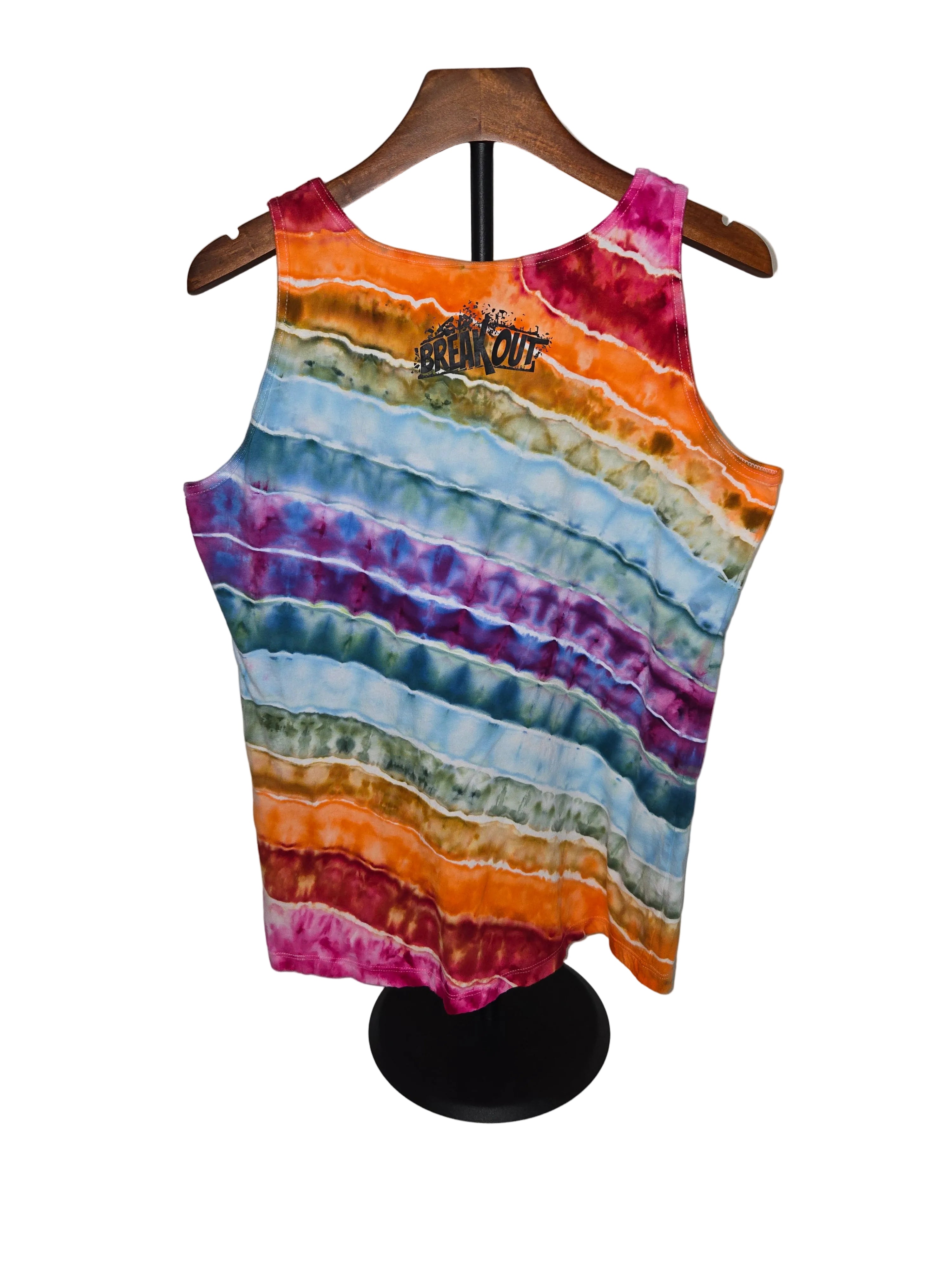 Retro Rainbow Geode - Women's Tank Top - XL
