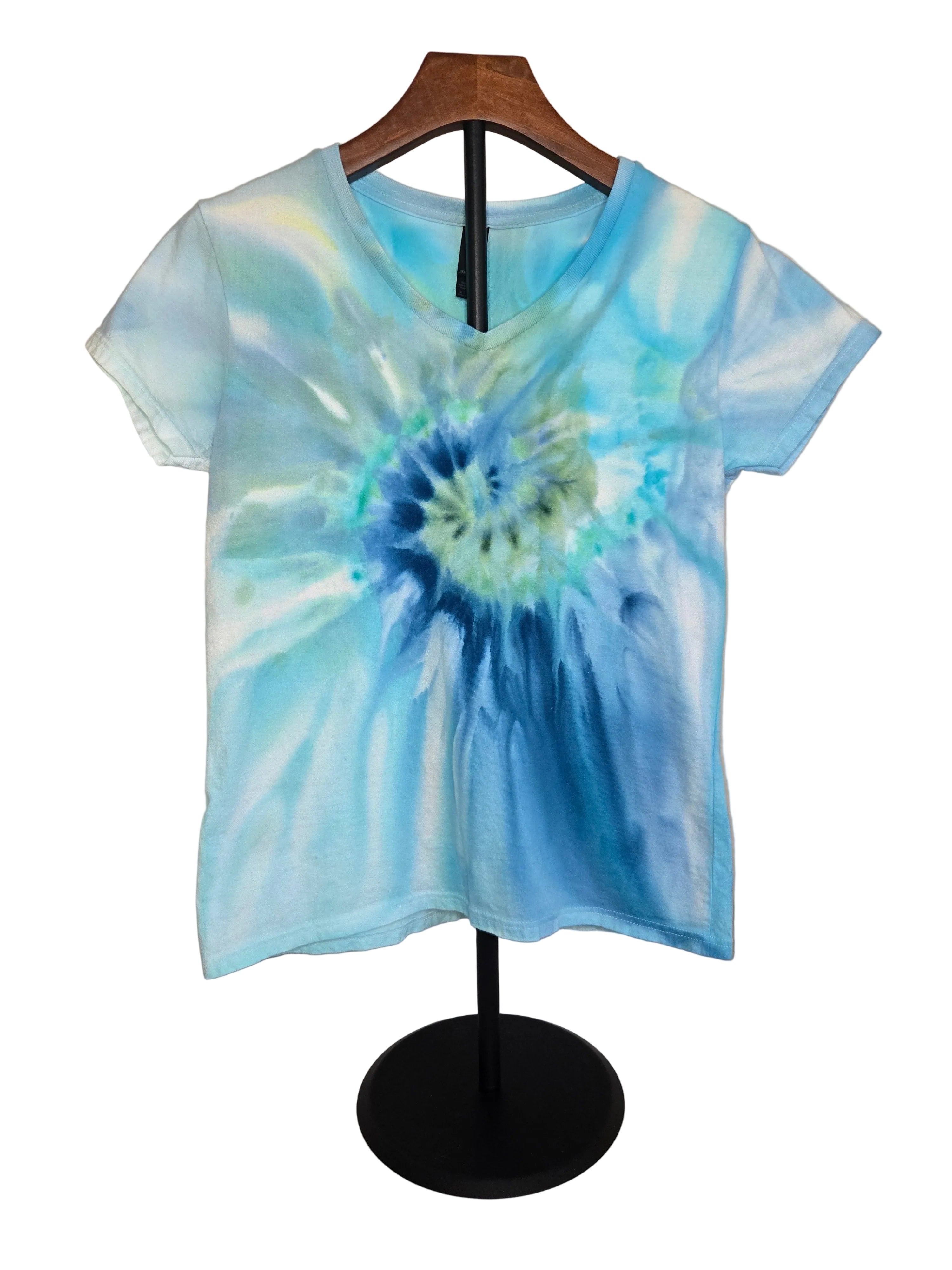 Soft Blue Spiral - Large