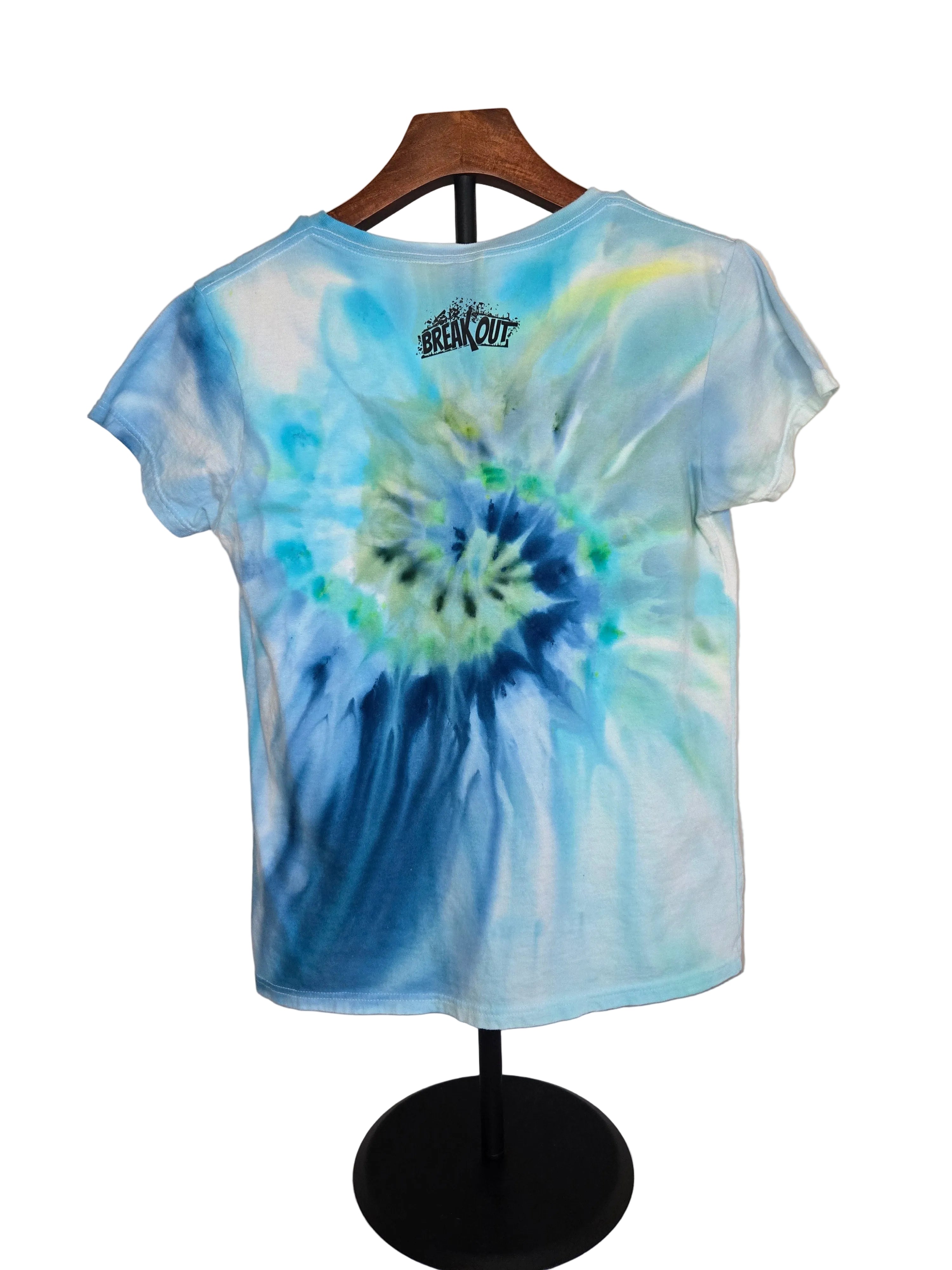 Soft Blue Spiral - Large