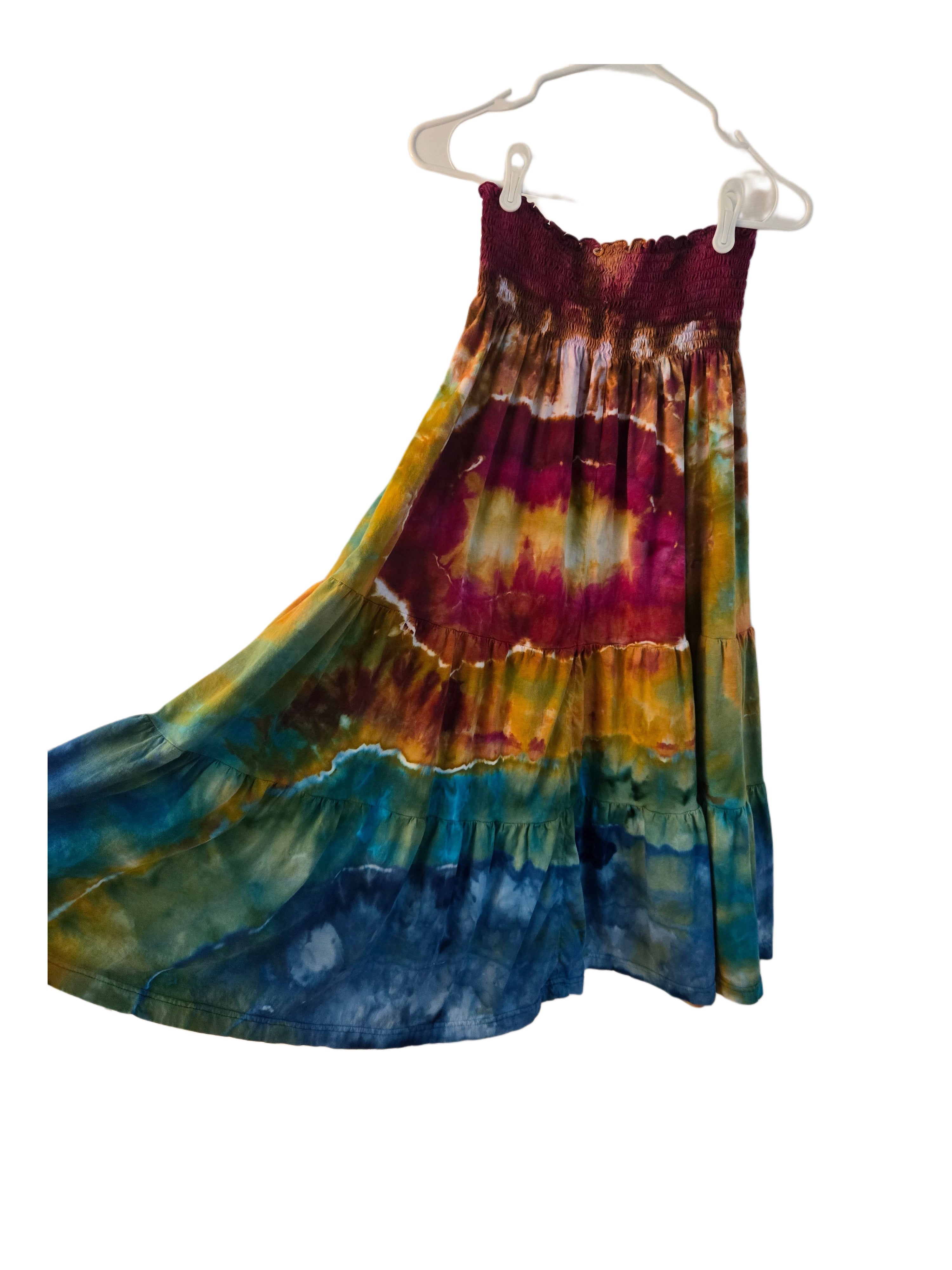 Bohemian Tide - Tiered Skirt - Small