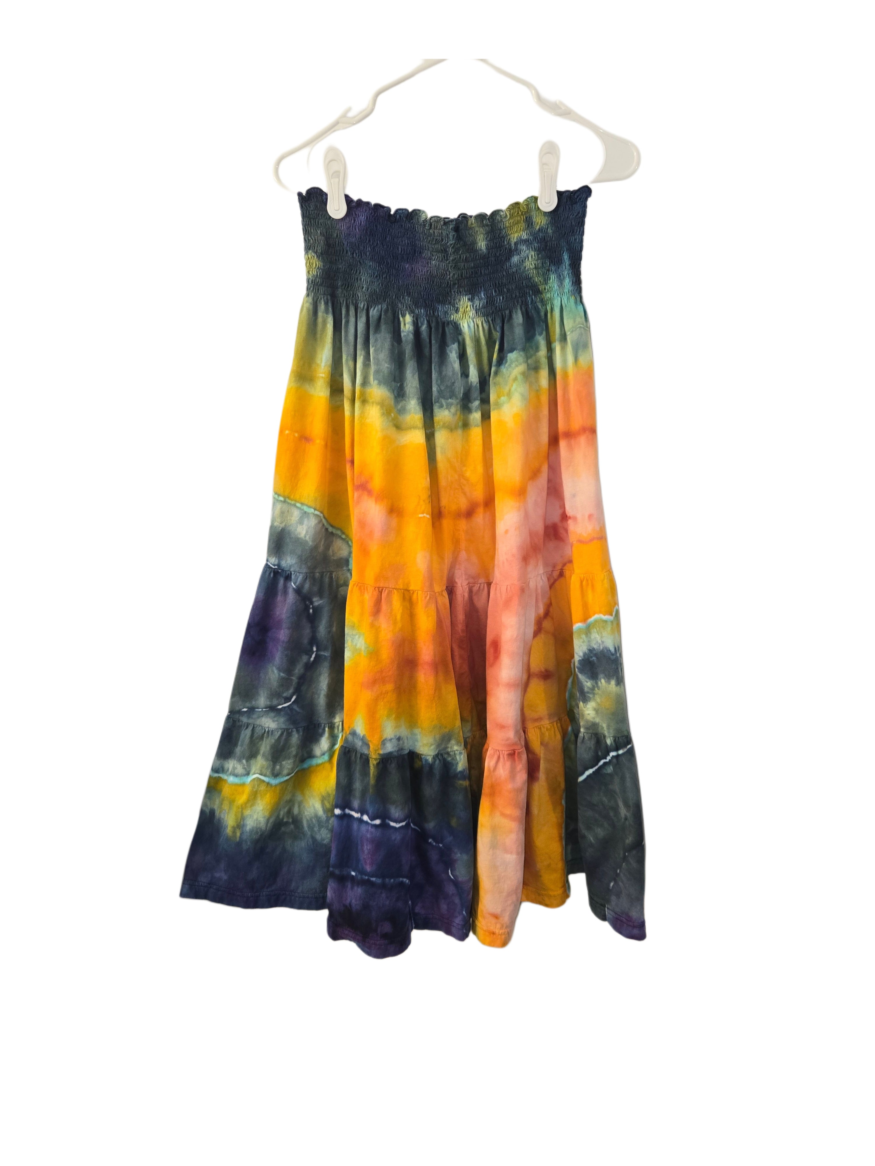 Shoreline Sunset - Tiered Skirt - Medium
