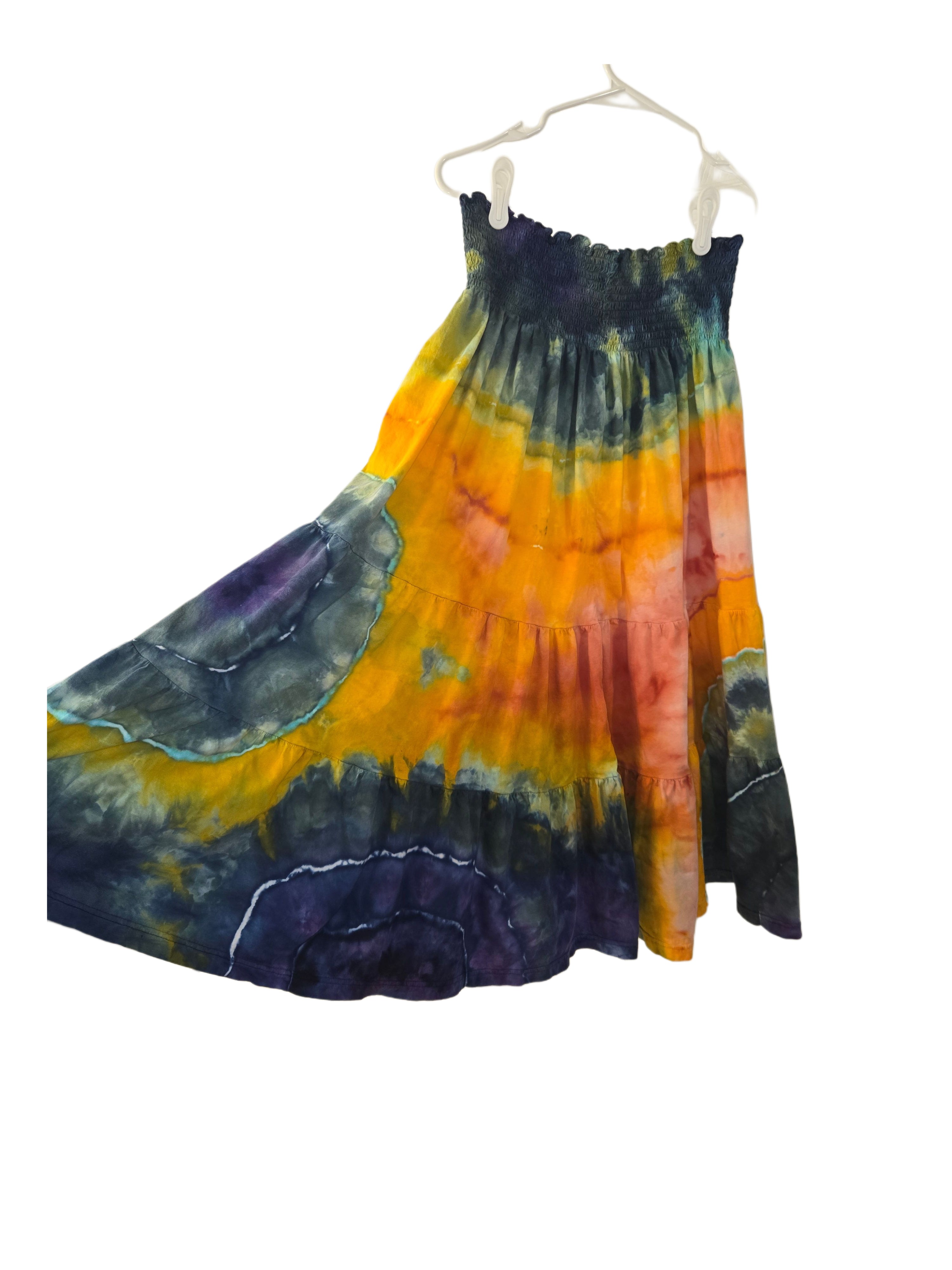 Shoreline Sunset - Tiered Skirt - Medium