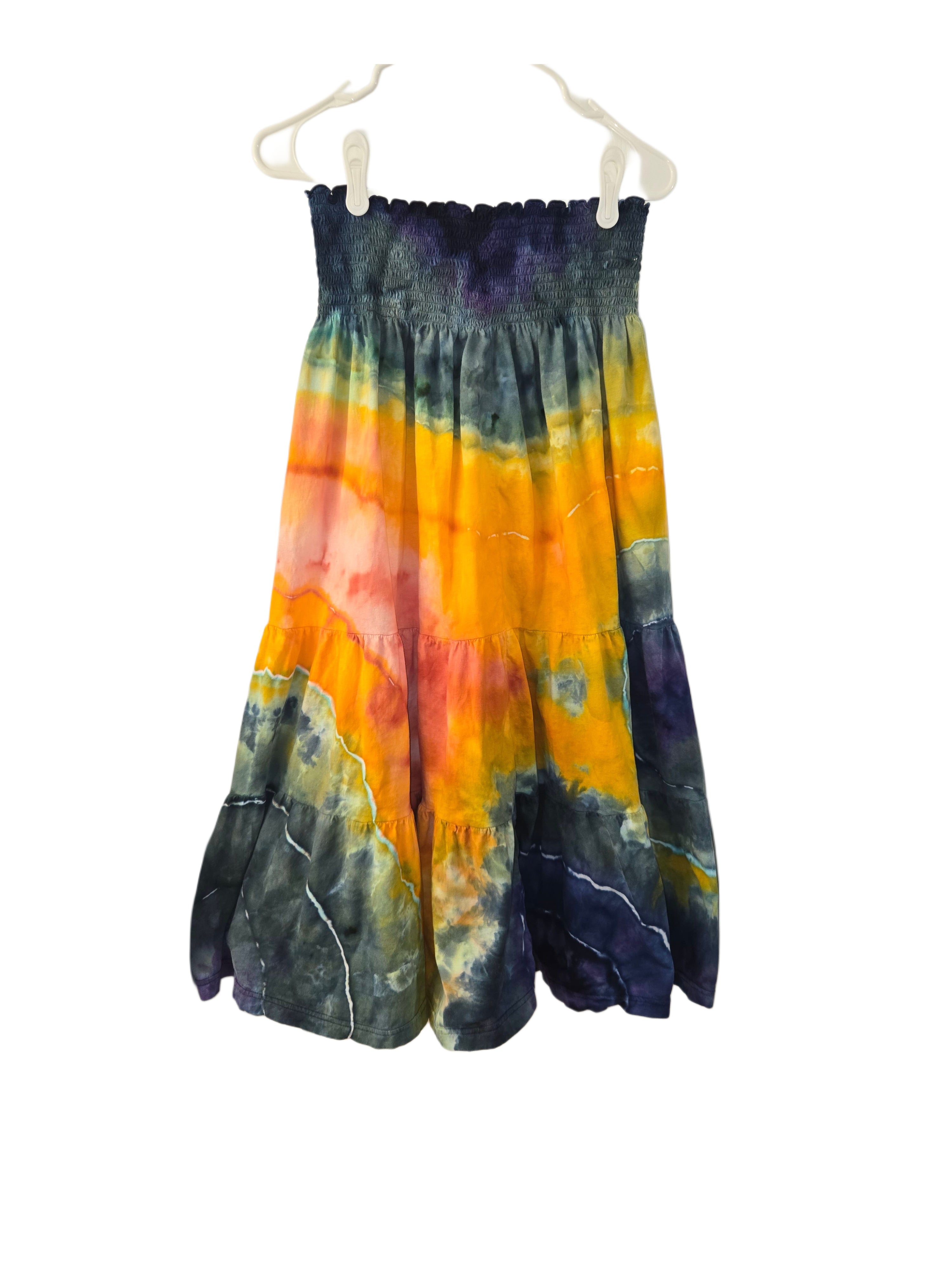 Shoreline Sunset - Tiered Skirt - Medium