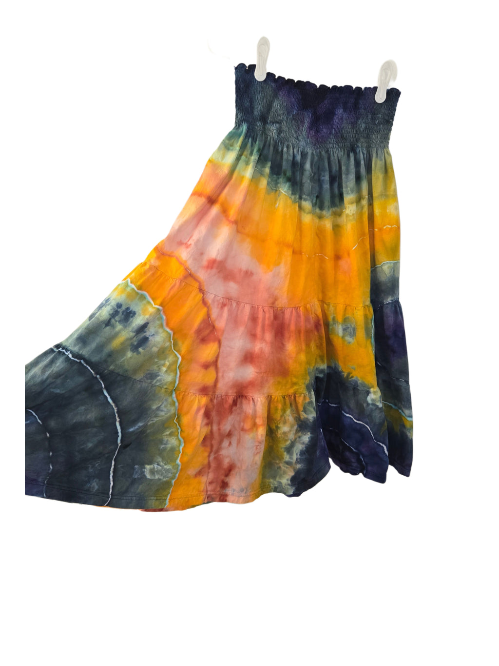 Shoreline Sunset - Tiered Skirt - Medium