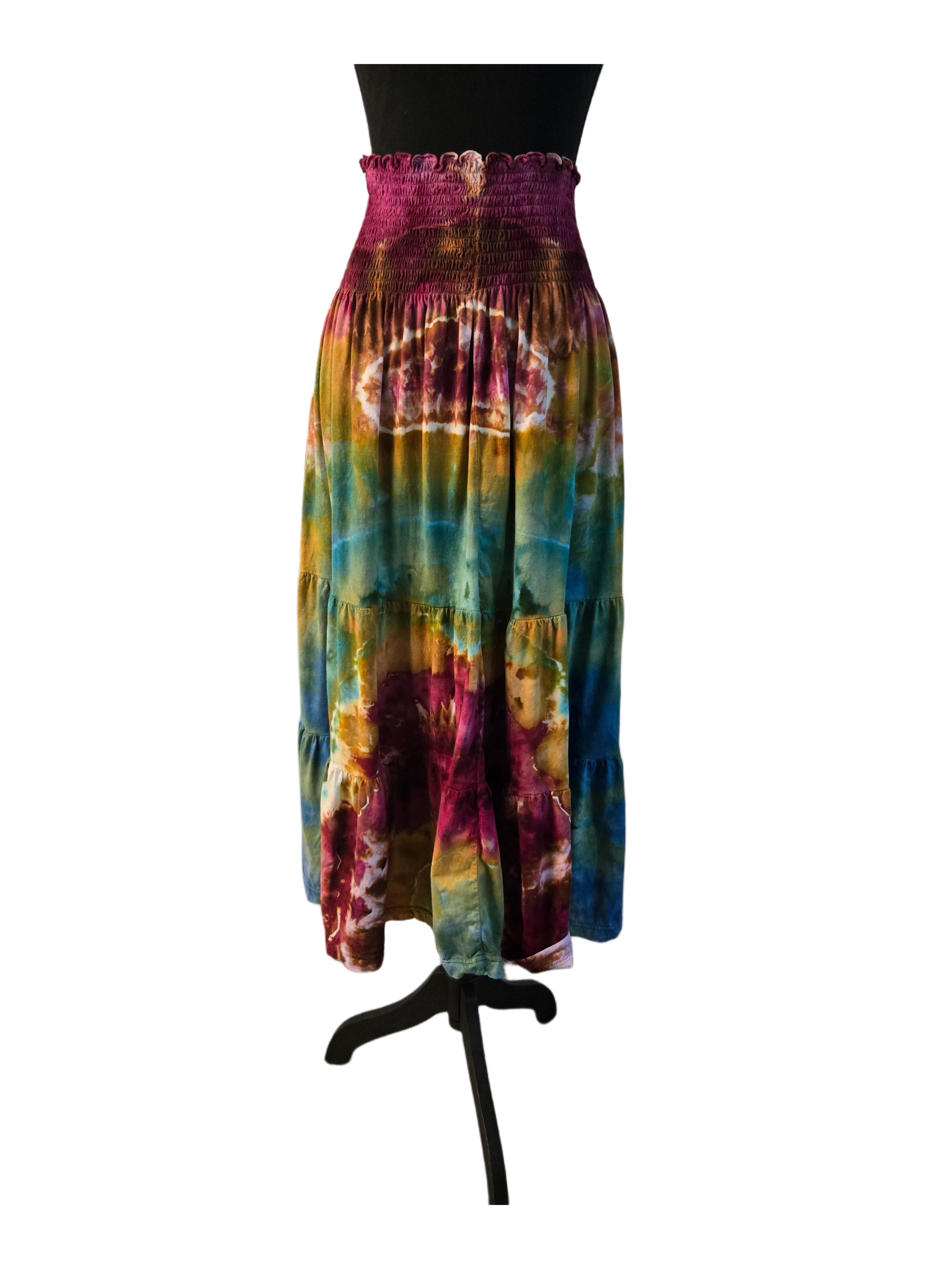 Bohemian Tide - Tiered Skirt - Small