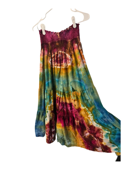 Bohemian Tide - Tiered Skirt - Small